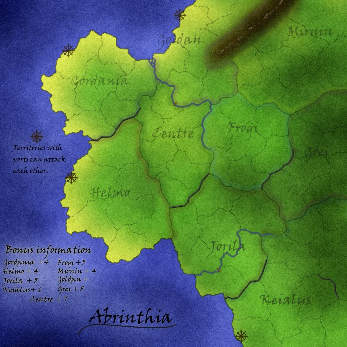 the map