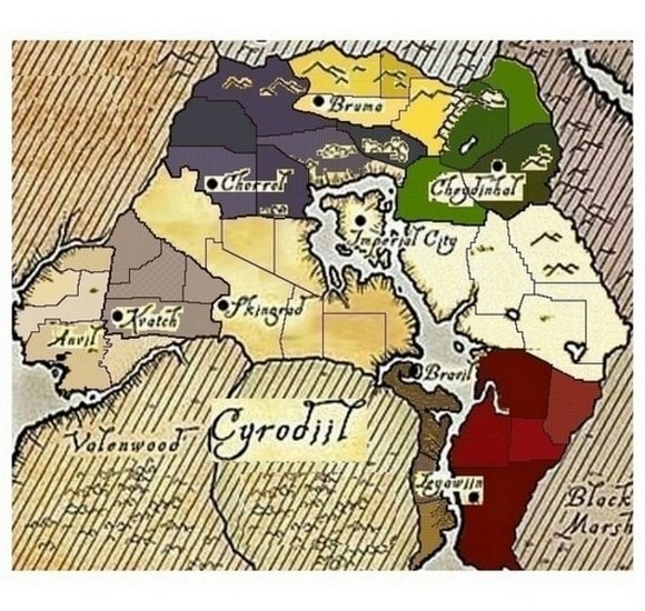 the map