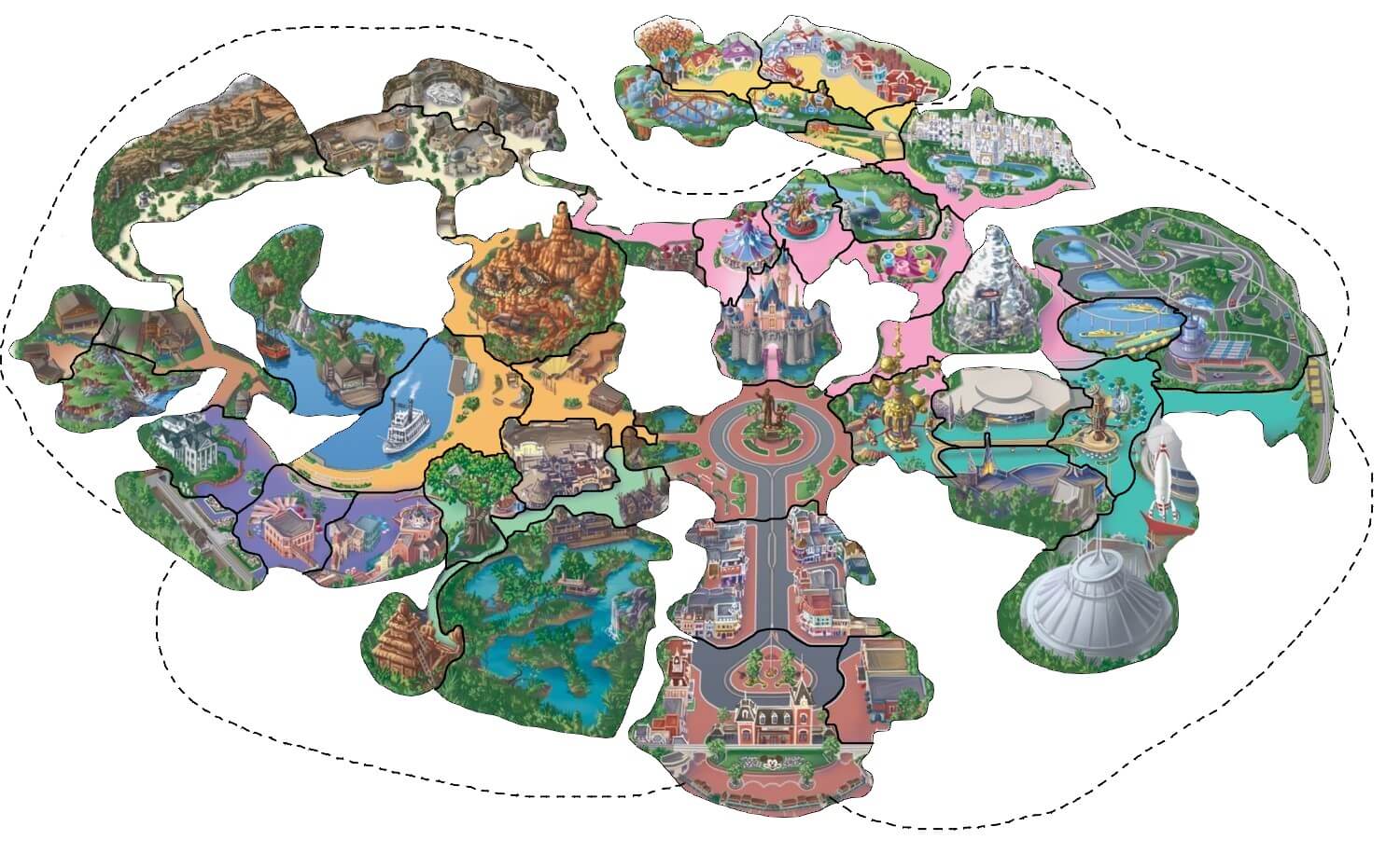the map