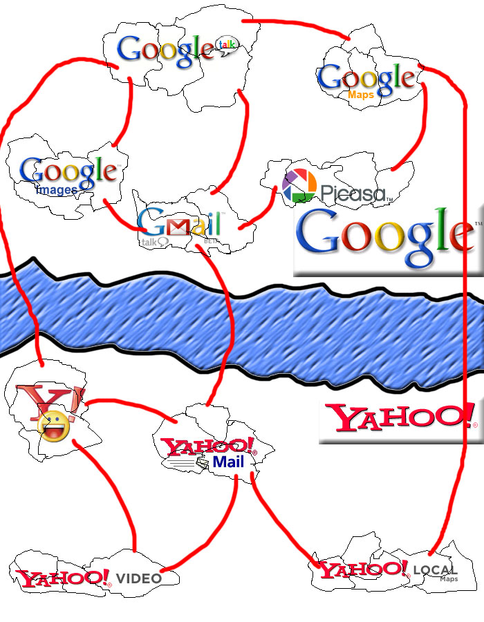 the map