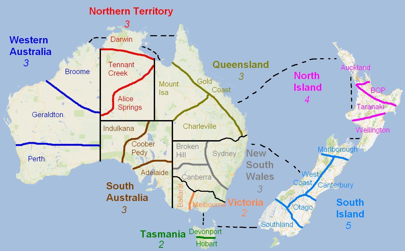 the map