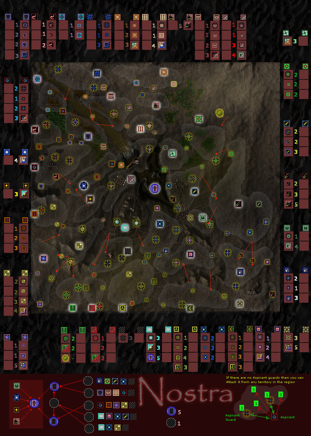 the map
