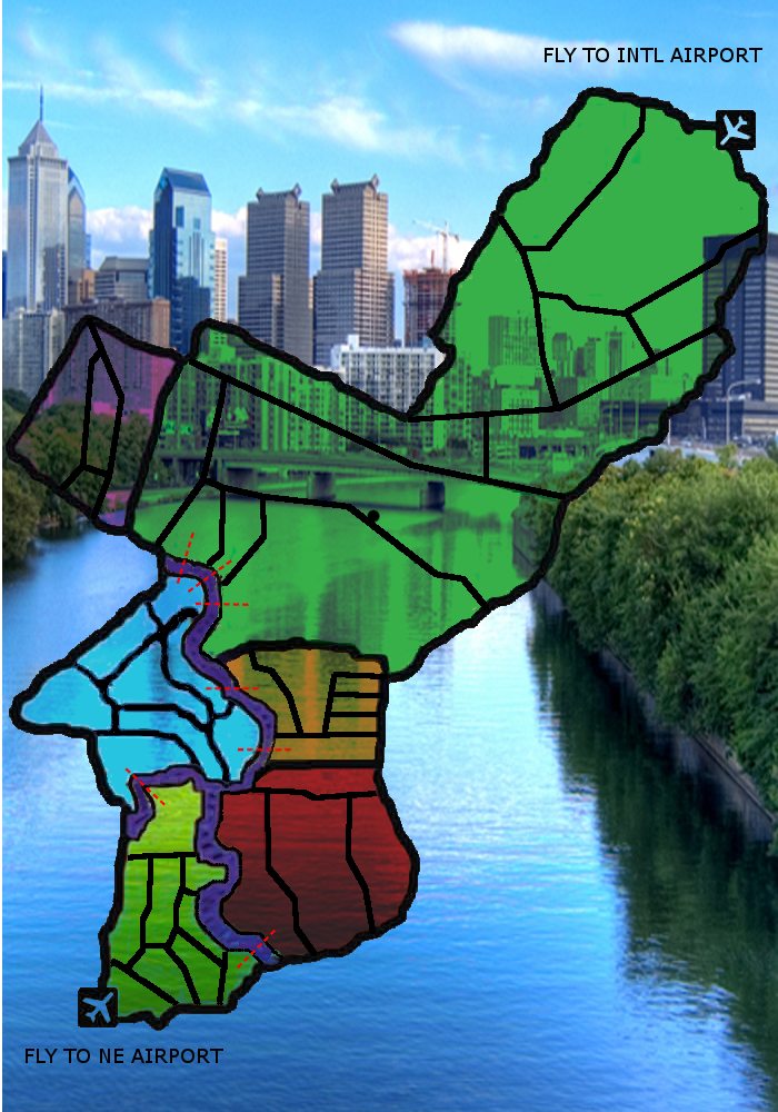 the map