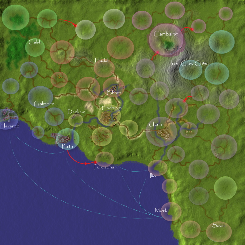the map