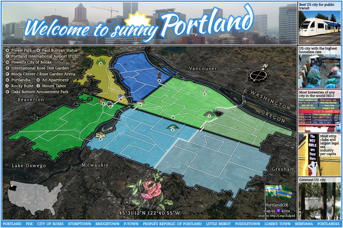 the map