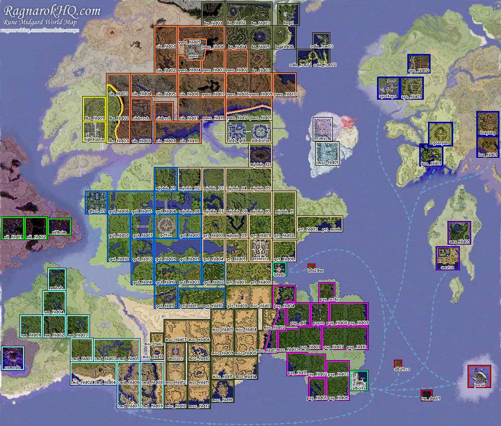 the map