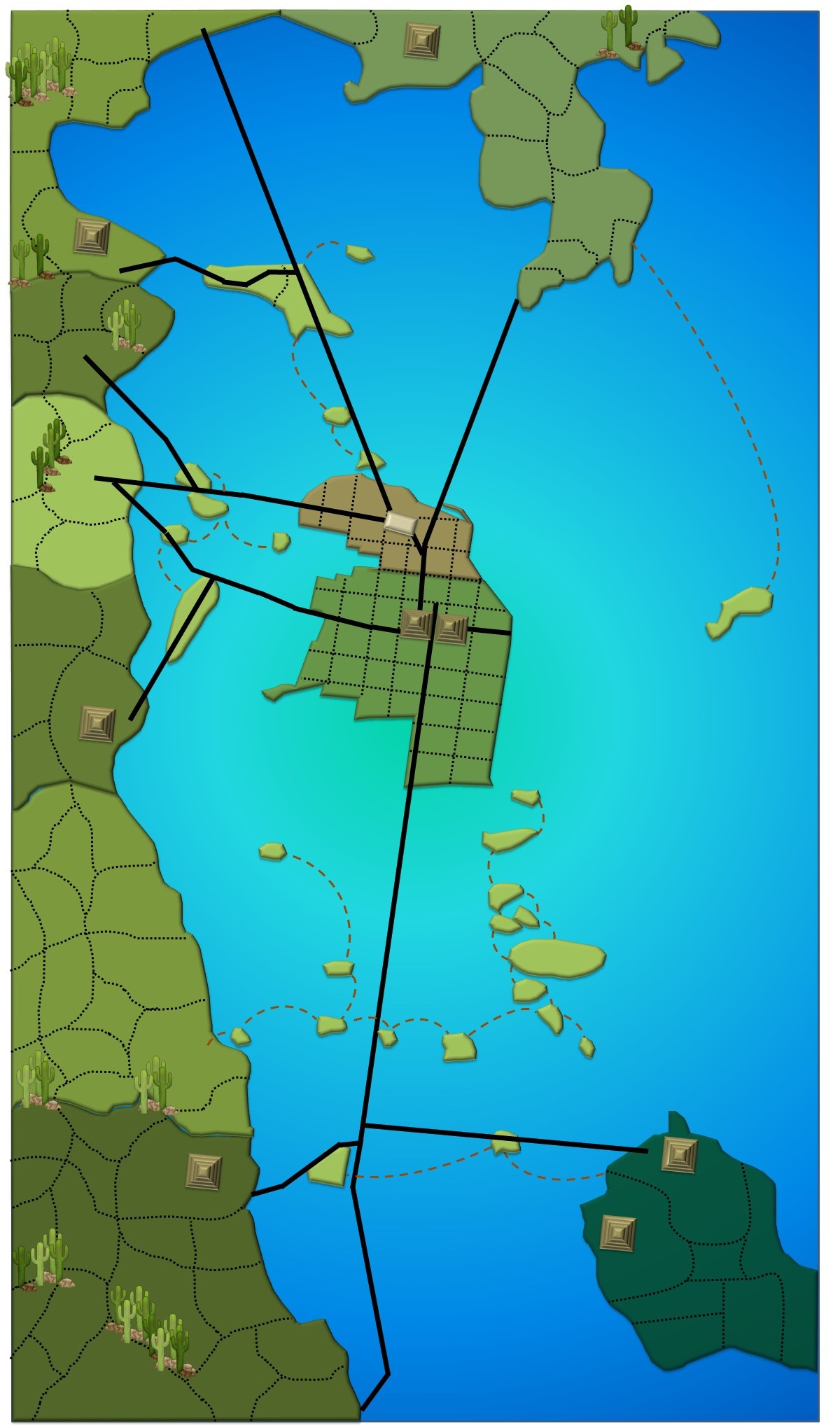 the map