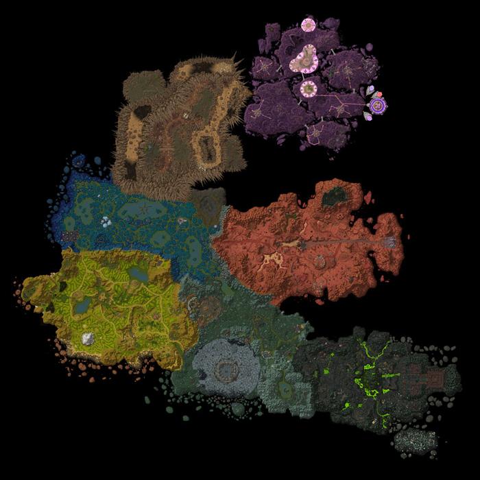 the map